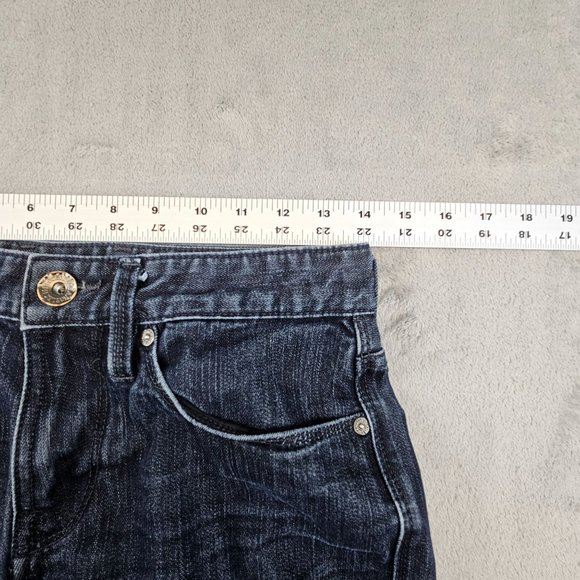 Guess Jeans Men's 28x28.5 Blue Whiskered Slim Straight Denim Casual Tag 28x30 - Picture 7 of 14